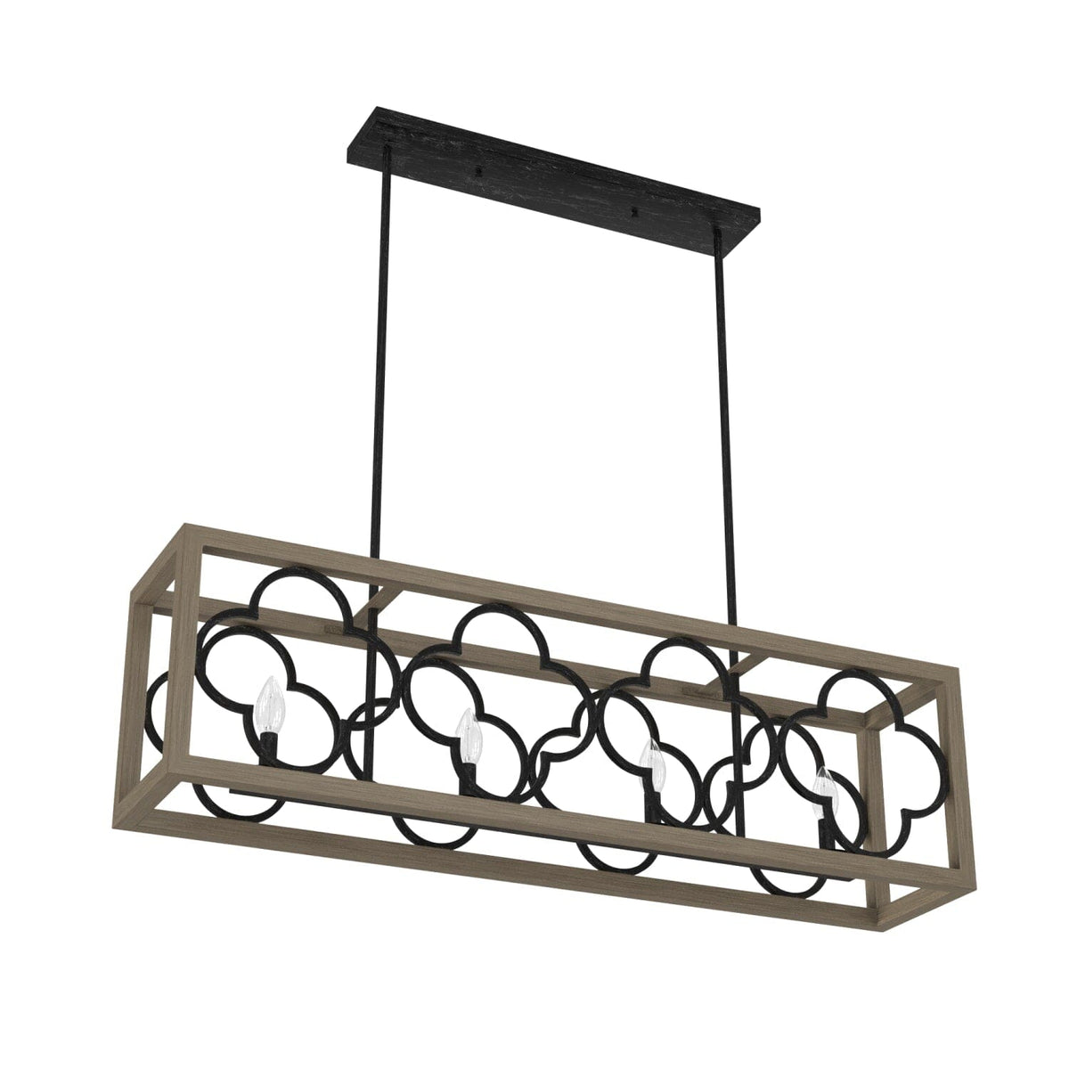 Gablecrest 4 Light Linear Chandelier