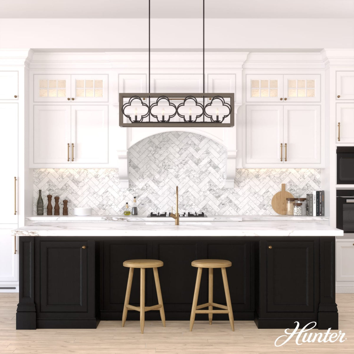 Gablecrest 4 Light Linear Chandelier
