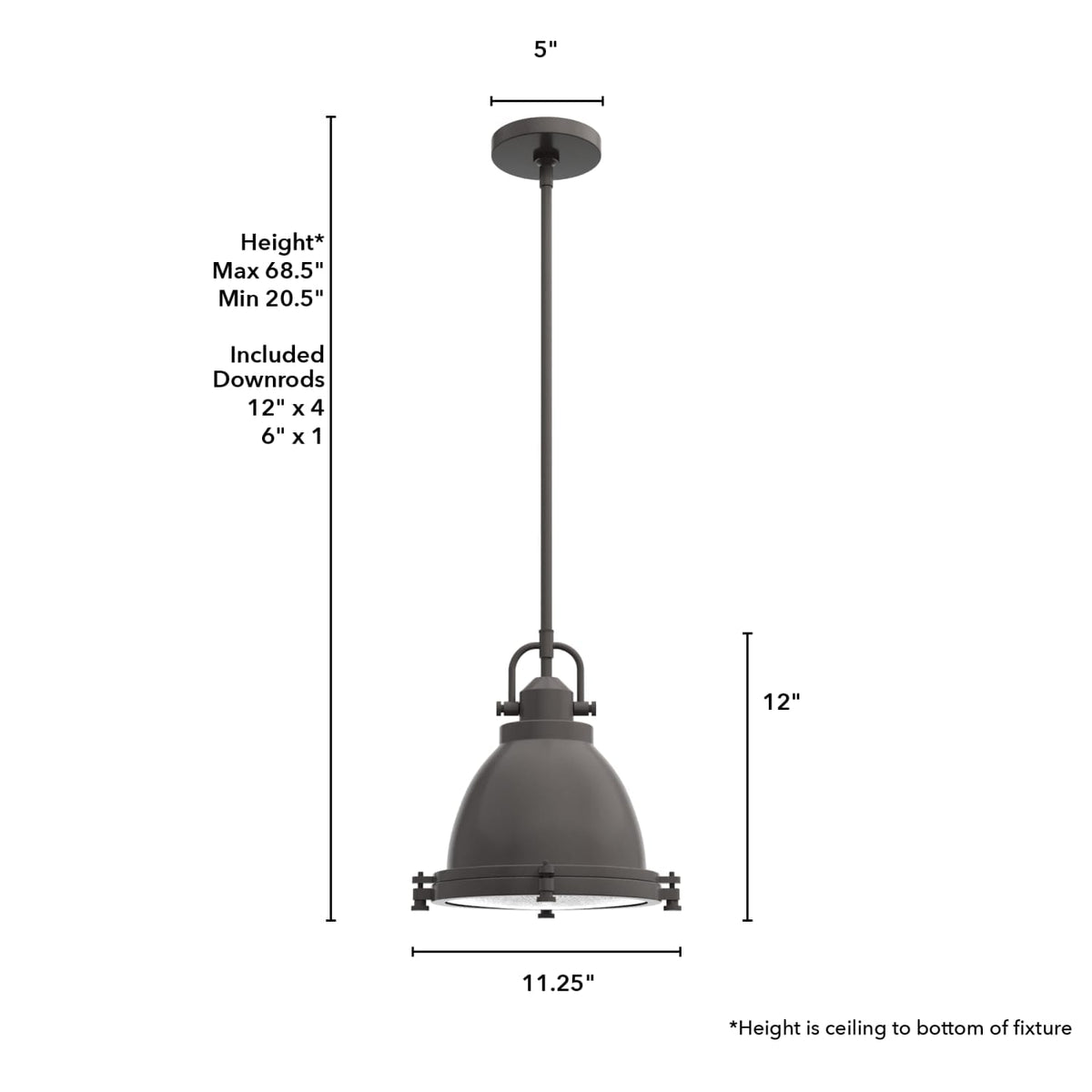 Bridgemoor 1 Light Pendant