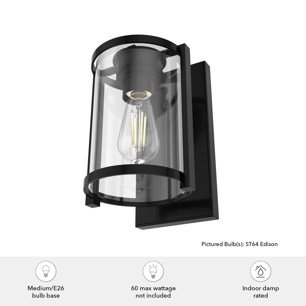 Astwood 1 Light Wall Sconce