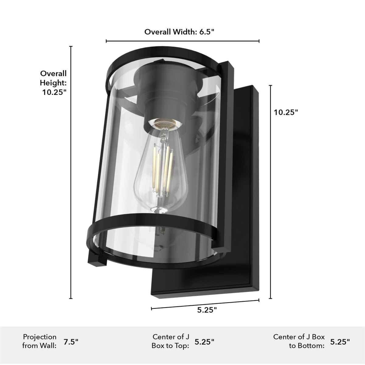 Astwood 1 Light Wall Sconce
