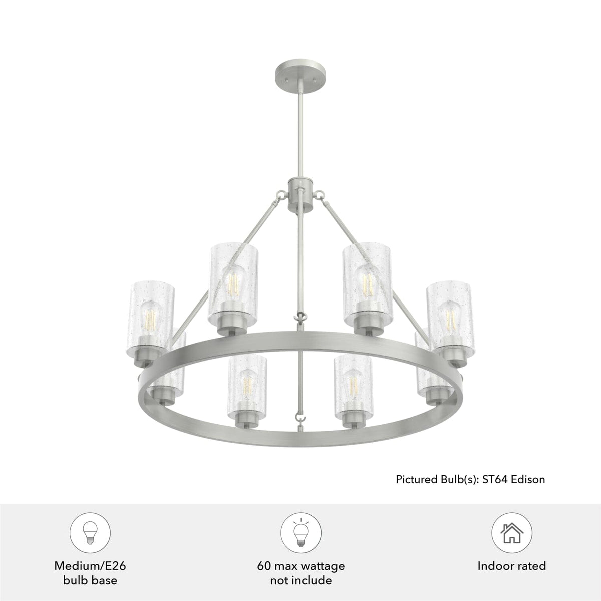 Hartland 8 Light Chandelier