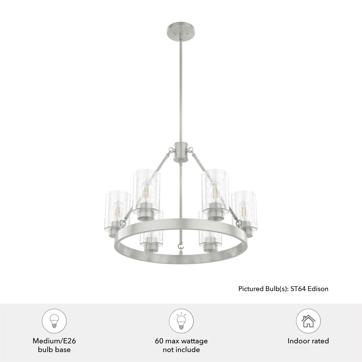 Hartland 6 Light Chandelier