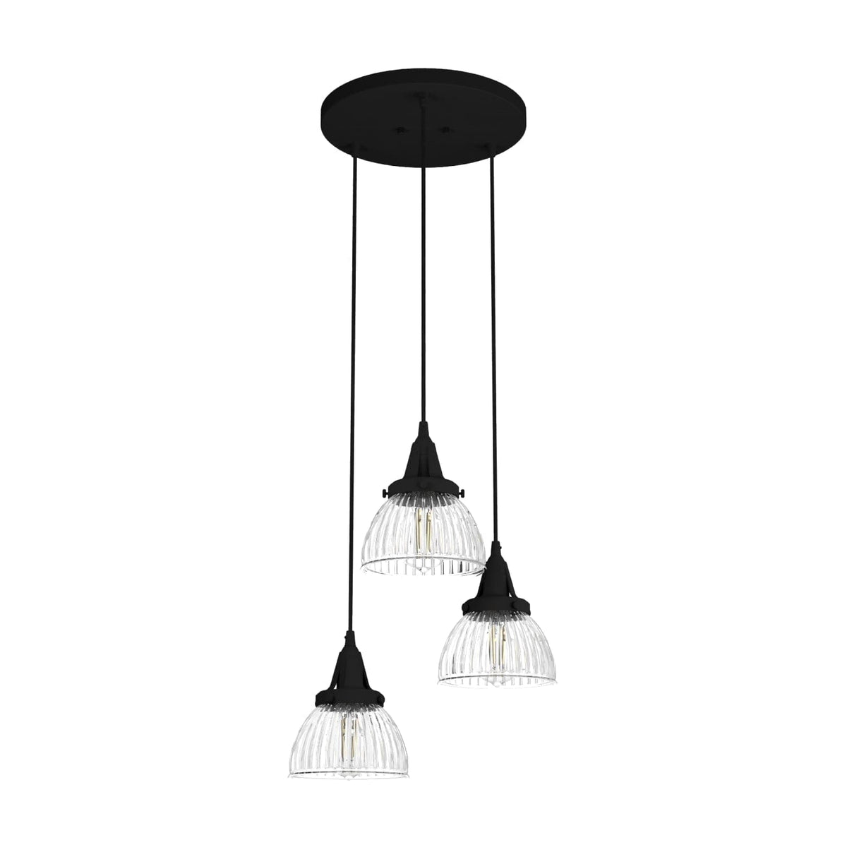 Cypress Grove 3 Light Round Cluster