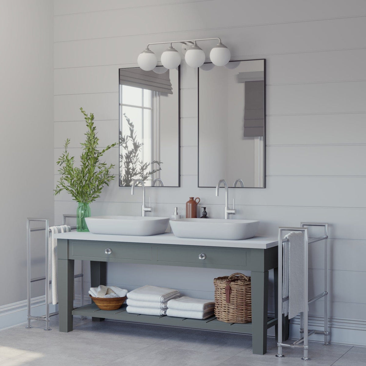 Hepburn 4 Light Vanity