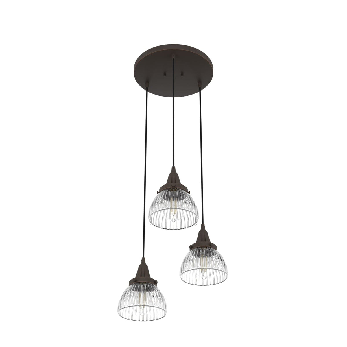 Cypress Grove 3 Light Round Cluster