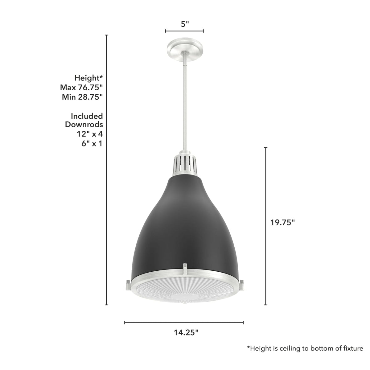 Bluff View 3 Light Pendant 14 inch