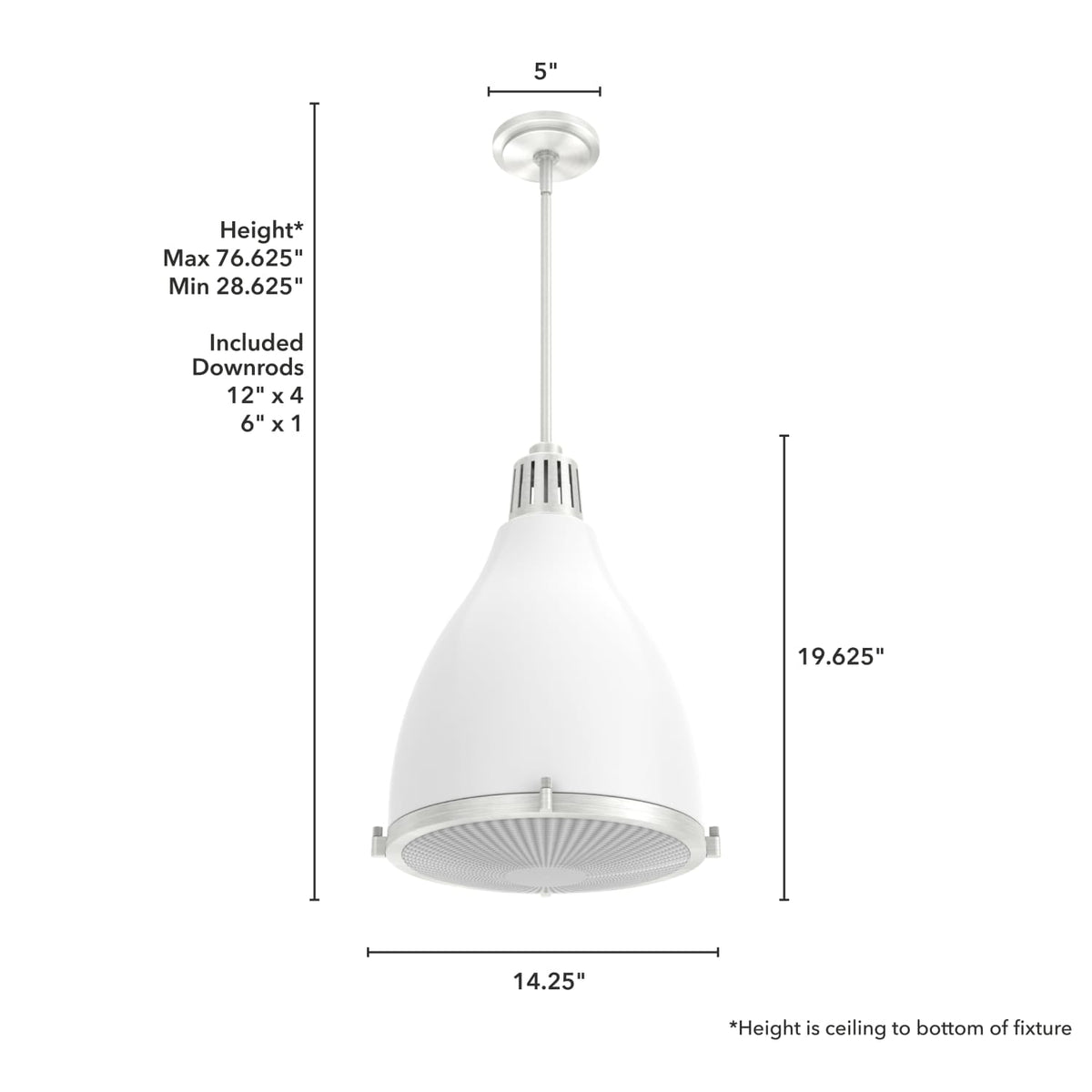 Bluff View 3 Light Pendant 14 inch