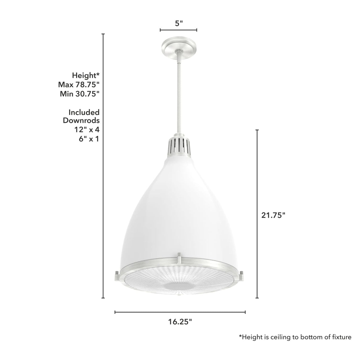 Bluff View 3 Light Pendant 16 inch