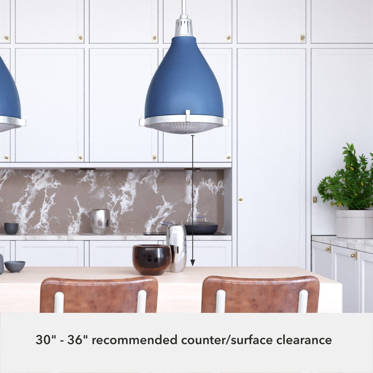 Bluff View 3 Light Pendant 16 inch