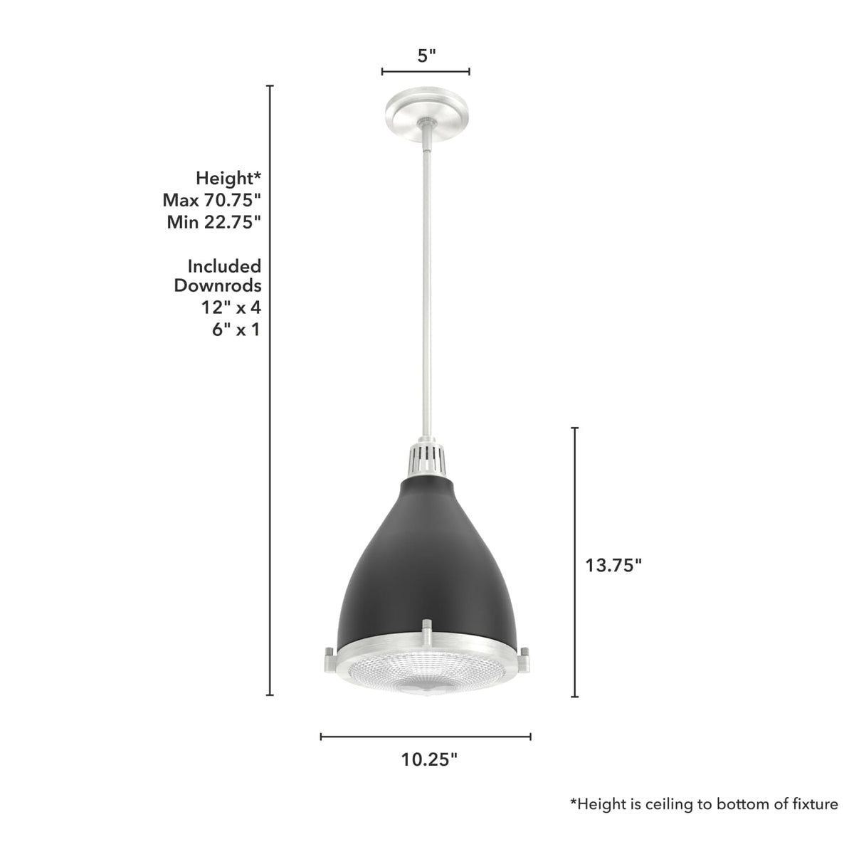 Bluff View 1 Light Pendant