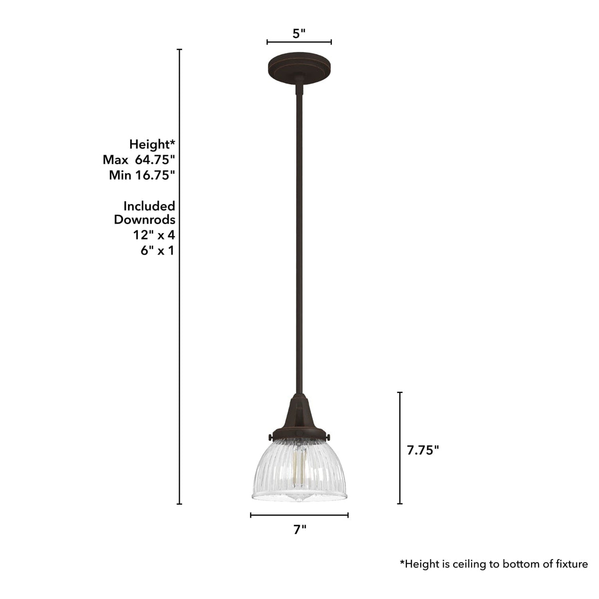 Cypress Grove 1 Light Mini Pendant