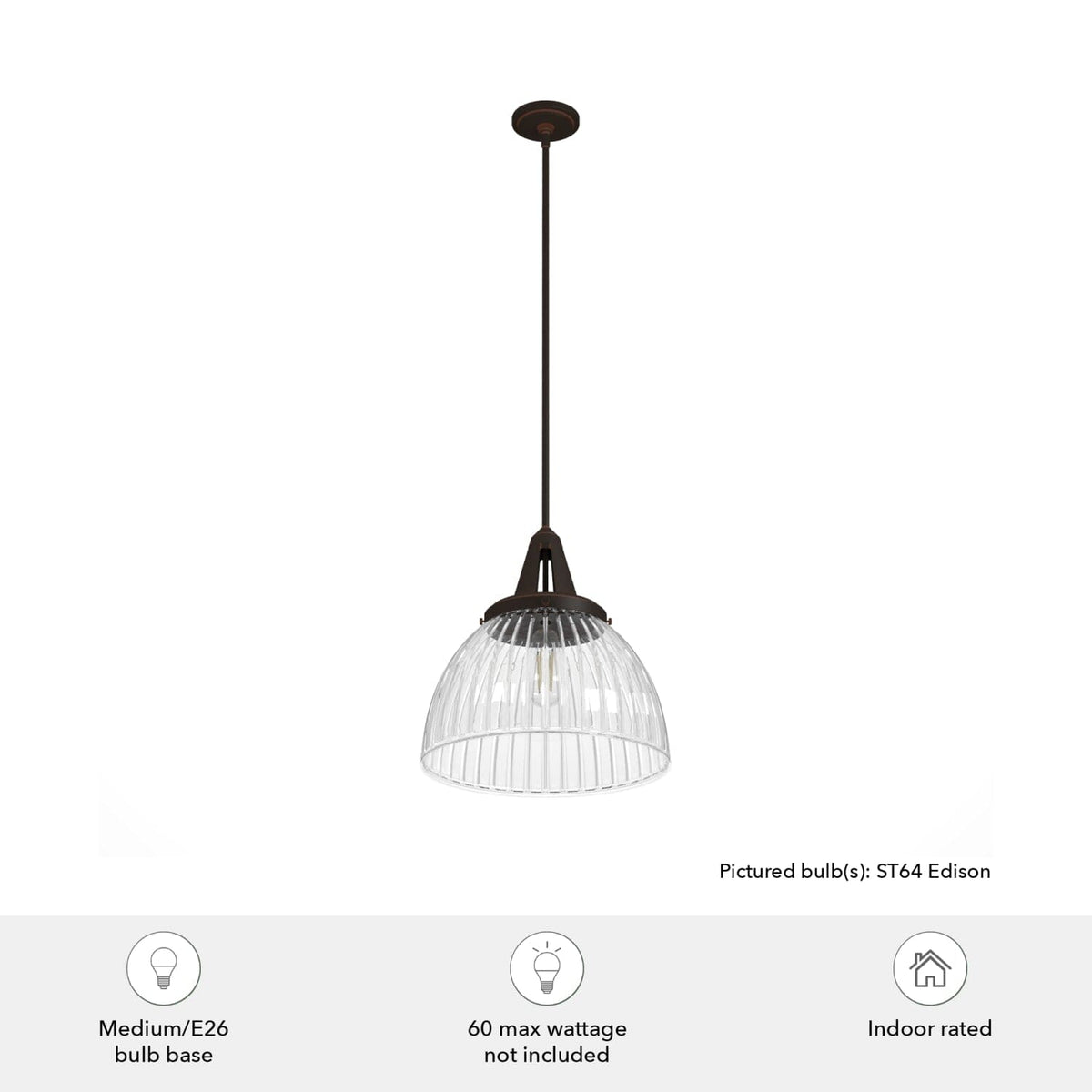 Cypress Grove 1 Light Pendant 16 inch