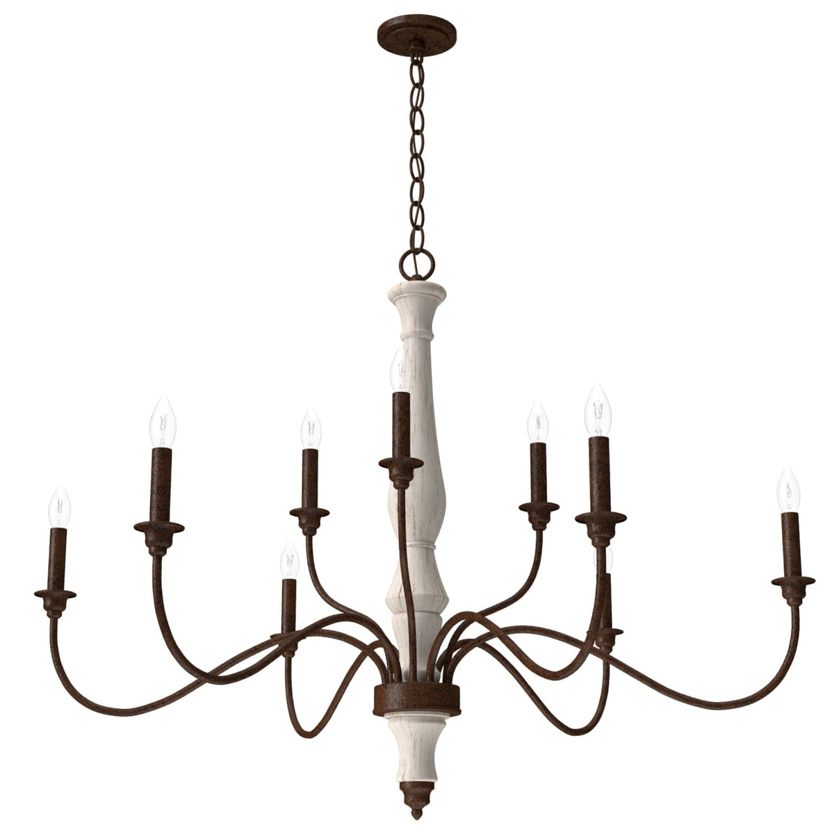 Teren 9 Light 2-Tier Chandelier