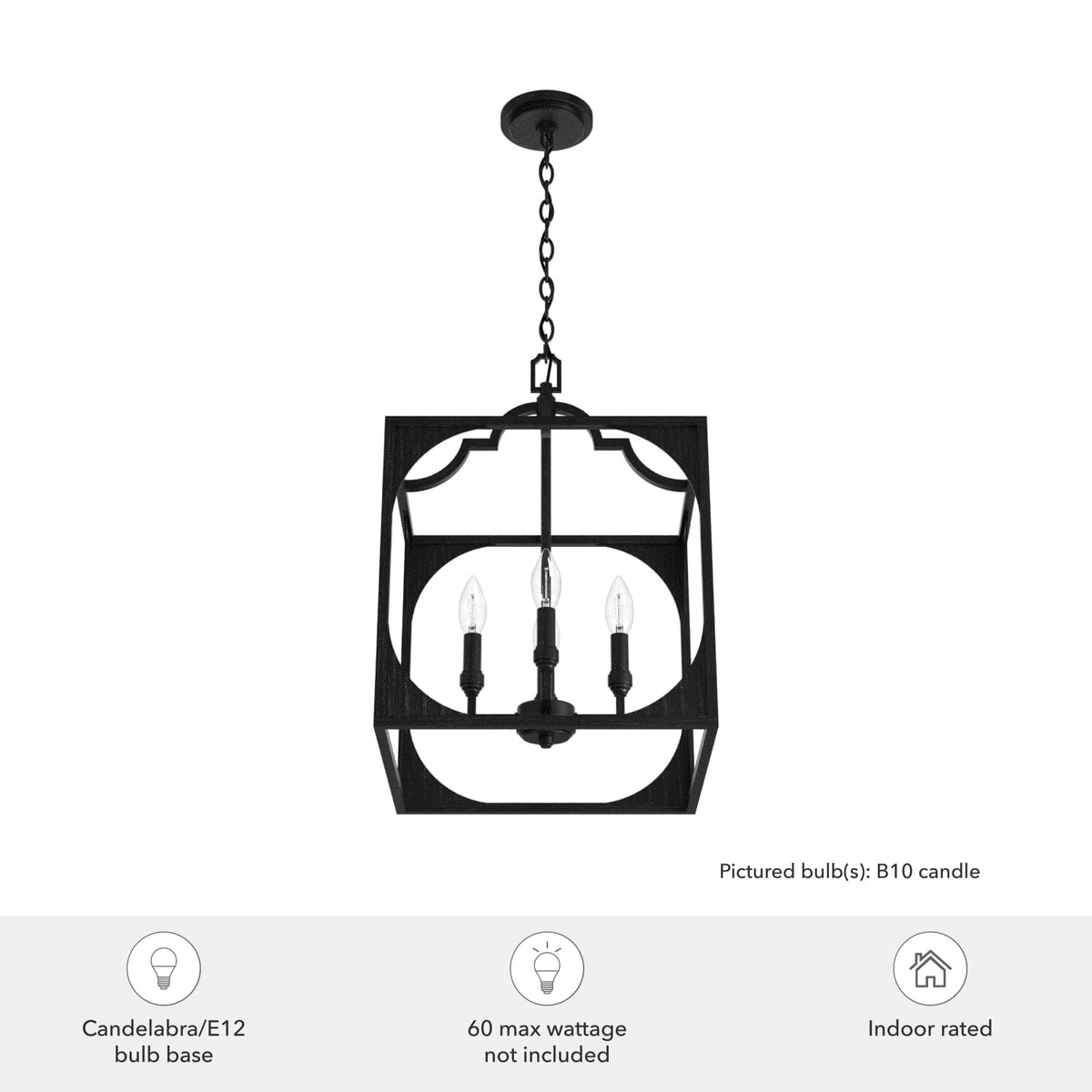 Highland Hill 4 Light Pendant 15 inch
