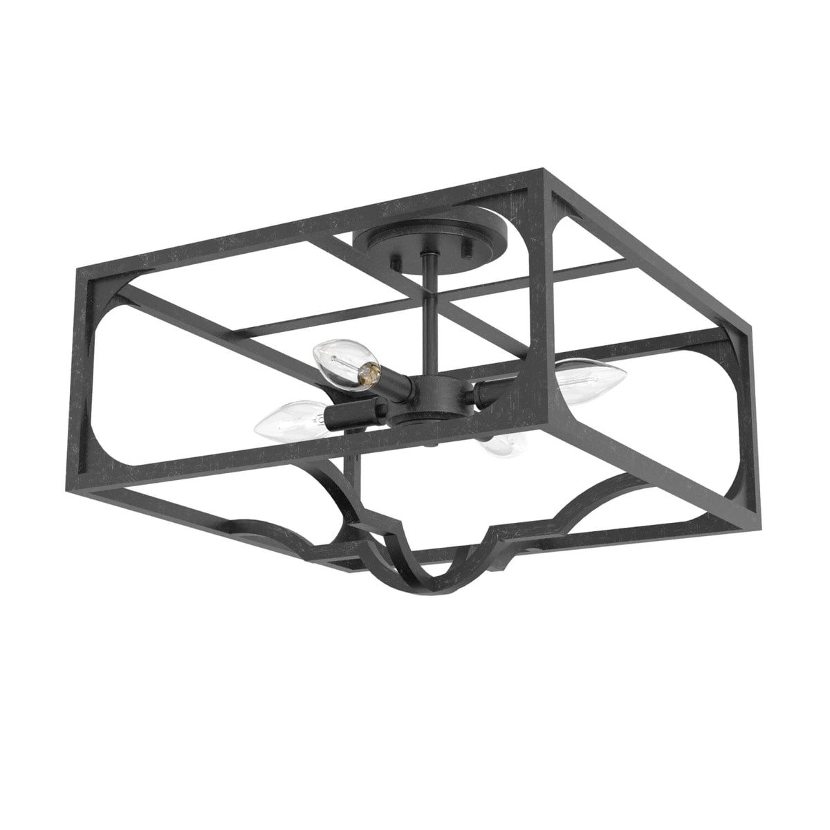 Highland Hill 4 Light Semi-Flush Mount