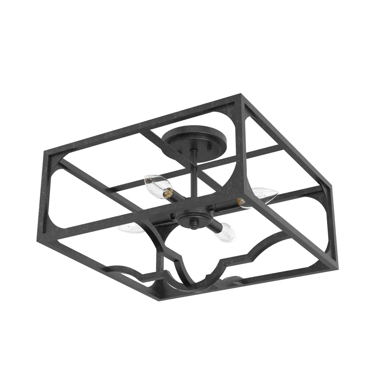 Highland Hill 4 Light Semi-Flush Mount