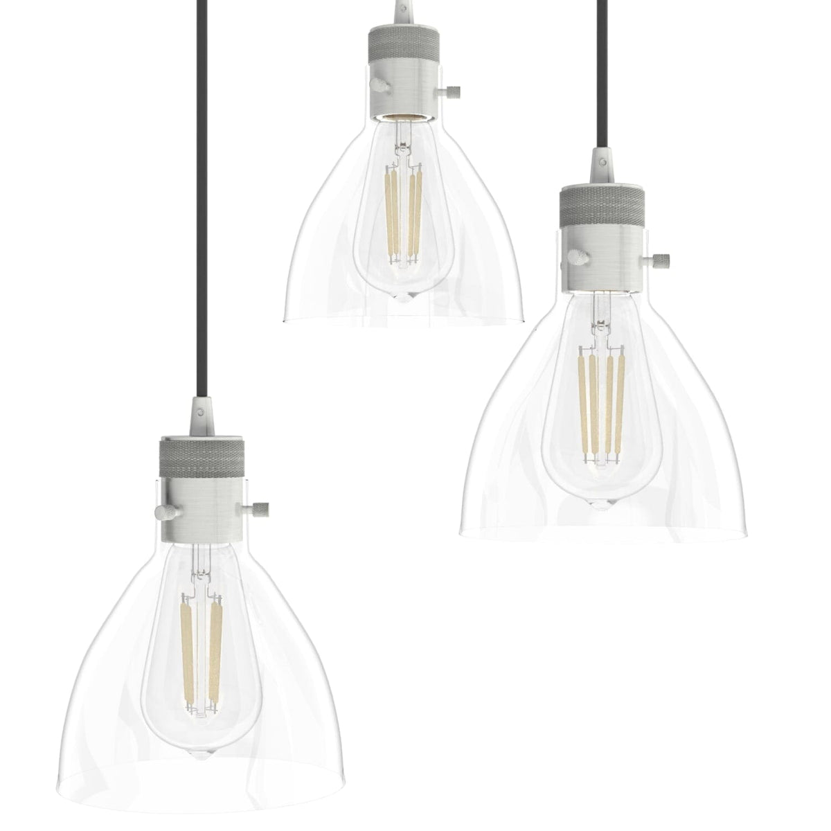 Van Nuys 3 Light Round Cluster
