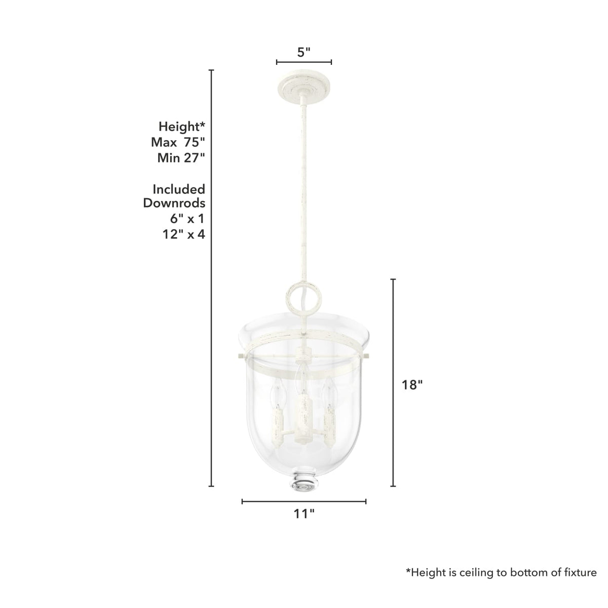 3 Light Belltown Light Pendant