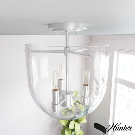 Sacha 3 Light Semi-Flush Mount