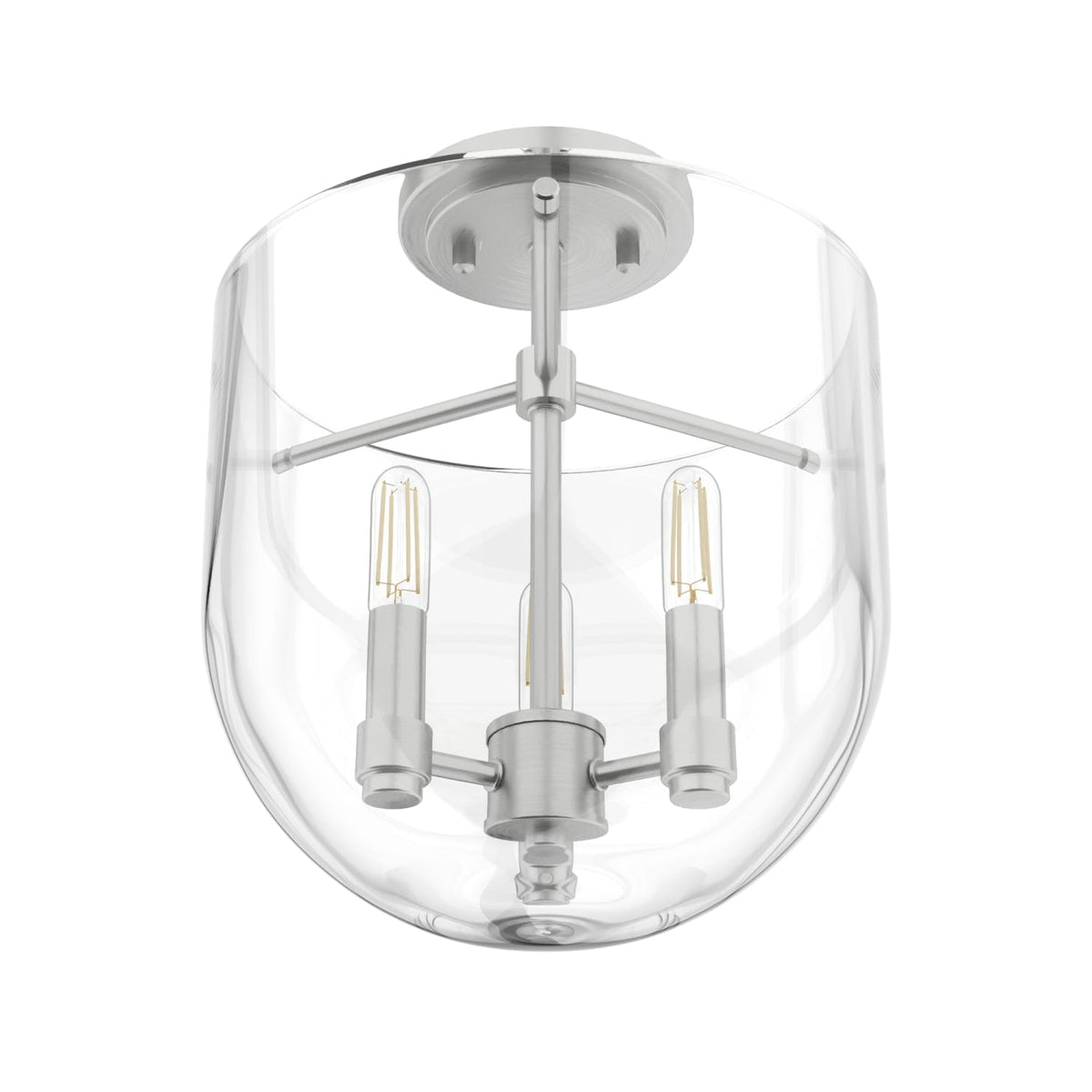 Sacha 3 Light Semi-Flush Mount