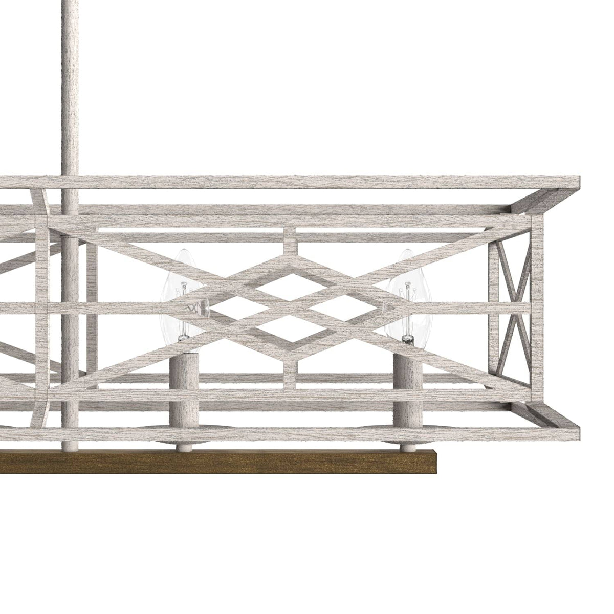 Langwood 6 Light Linear Chandelier