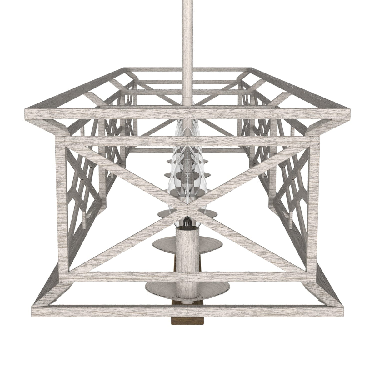 Langwood 6 Light Linear Chandelier