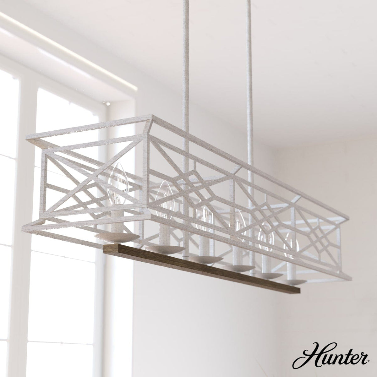 Langwood 6 Light Linear Chandelier