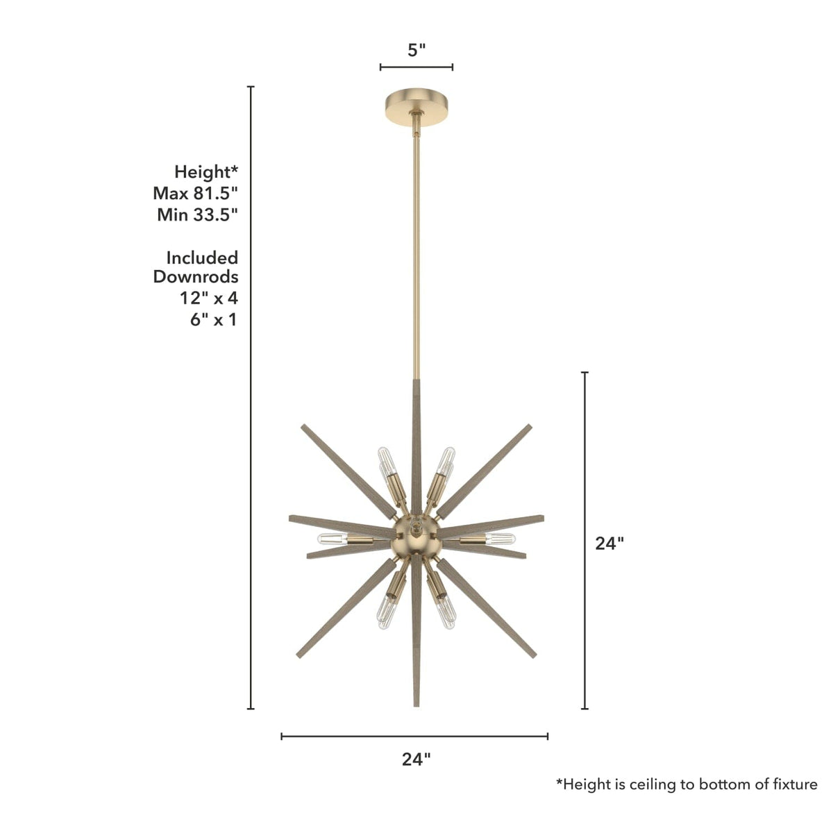 Jupiter Star Pendant 24 Inch