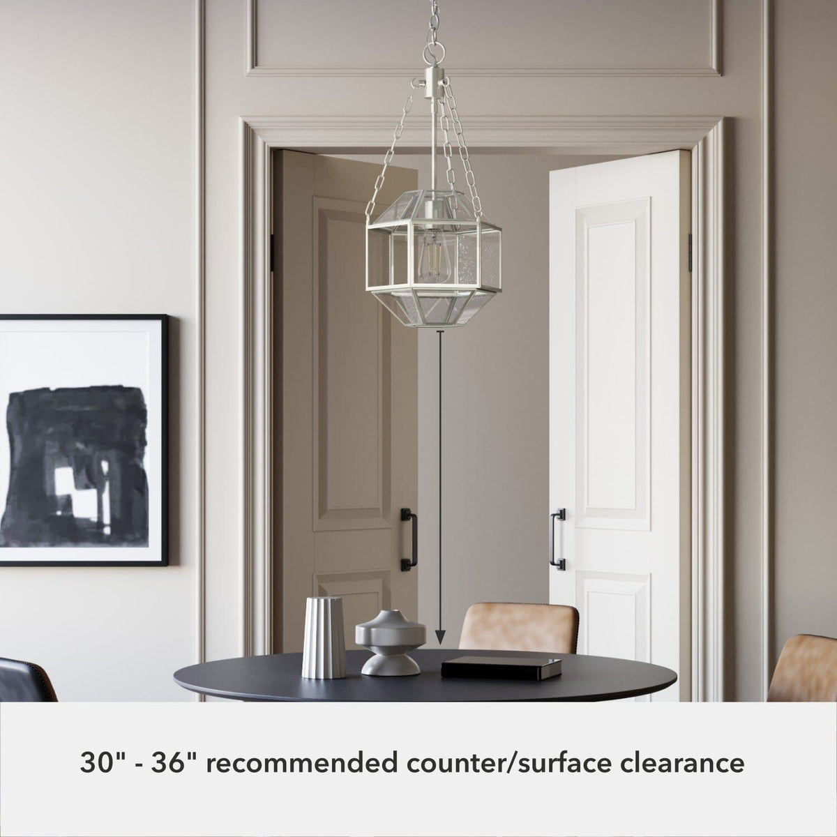 Indria 1 Light Pendant 11 inch