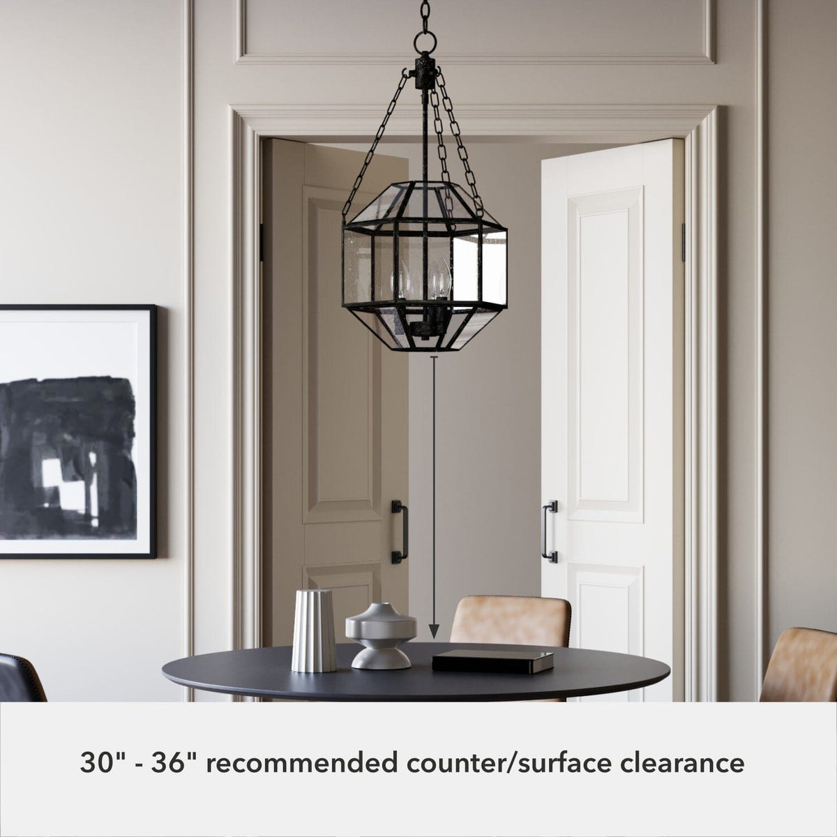 Indria 3 Light Pendant 13 inch