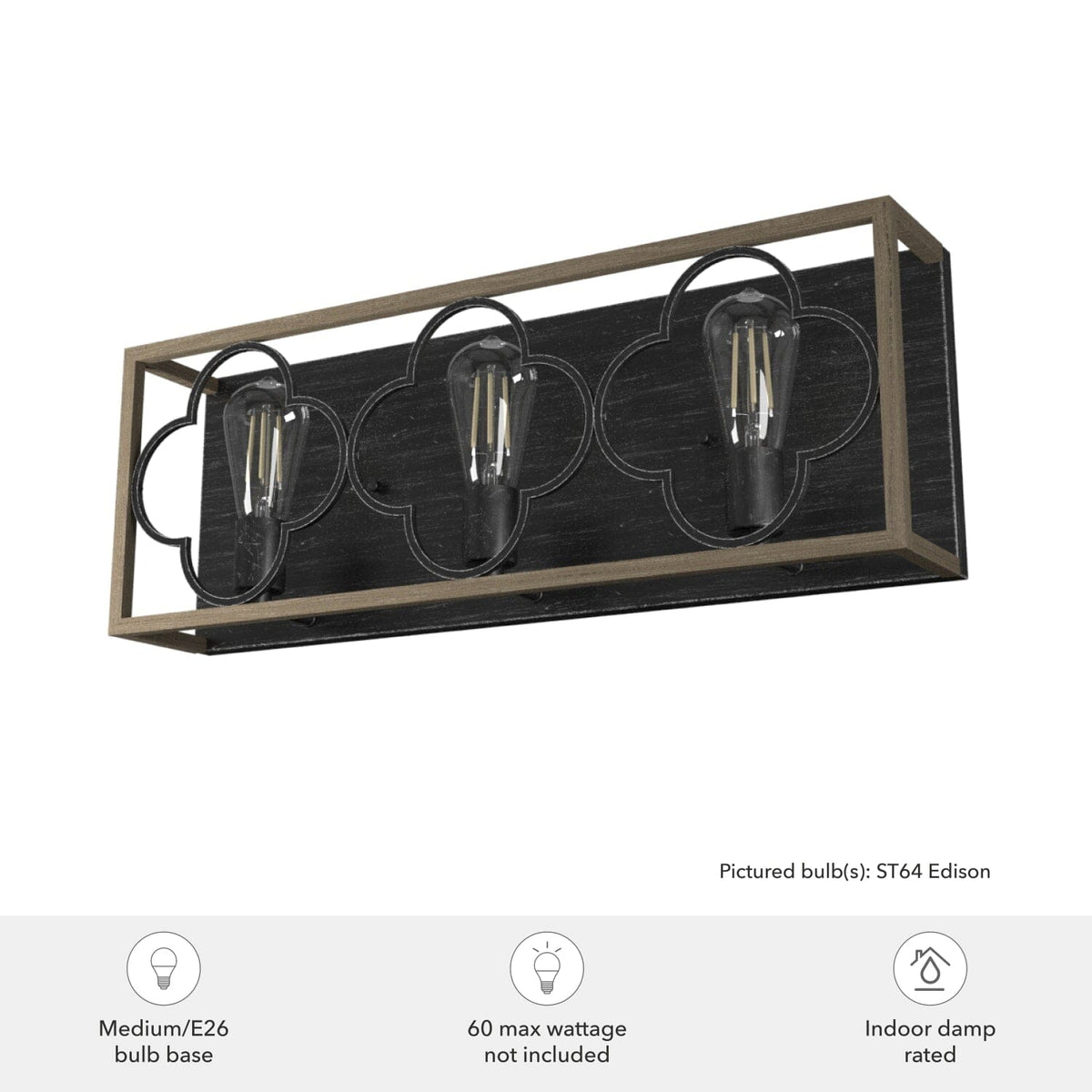 Gablecrest 3 Light Vanity