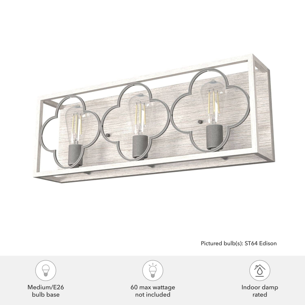 Gablecrest 3 Light Vanity