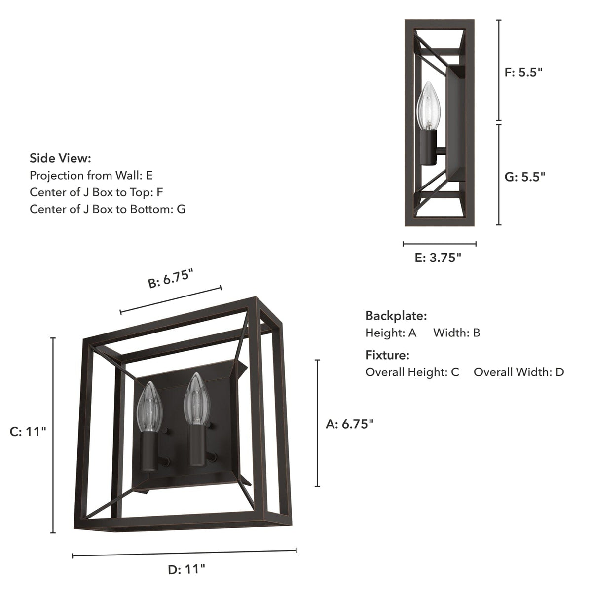Doherty 2 Light Wall Sconce