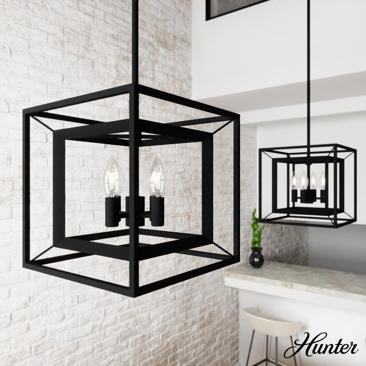 Doherty Convertible 4 Light Pendant 12 inch