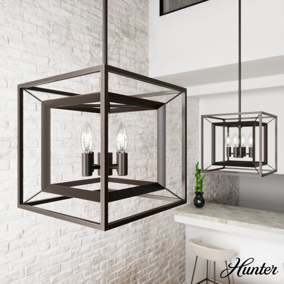 Doherty Convertible 4 Light Pendant 12 inch