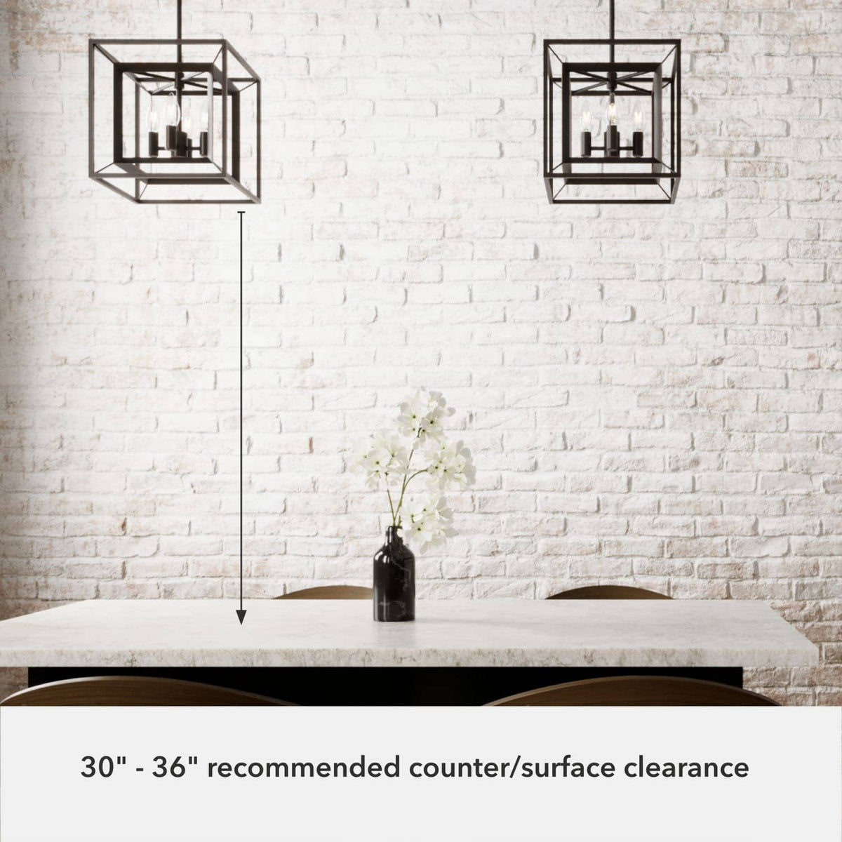 Doherty Convertible 4 Light Pendant 12 inch