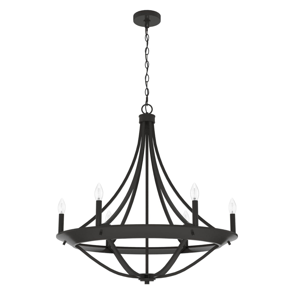 Perch Point 6 Light Chandelier