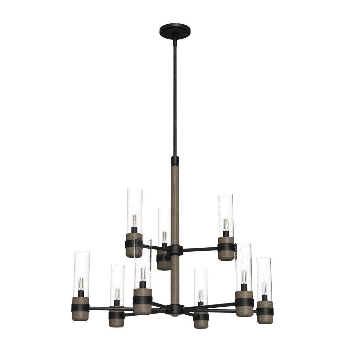River Mill 9 Light 2-tier Chandelier