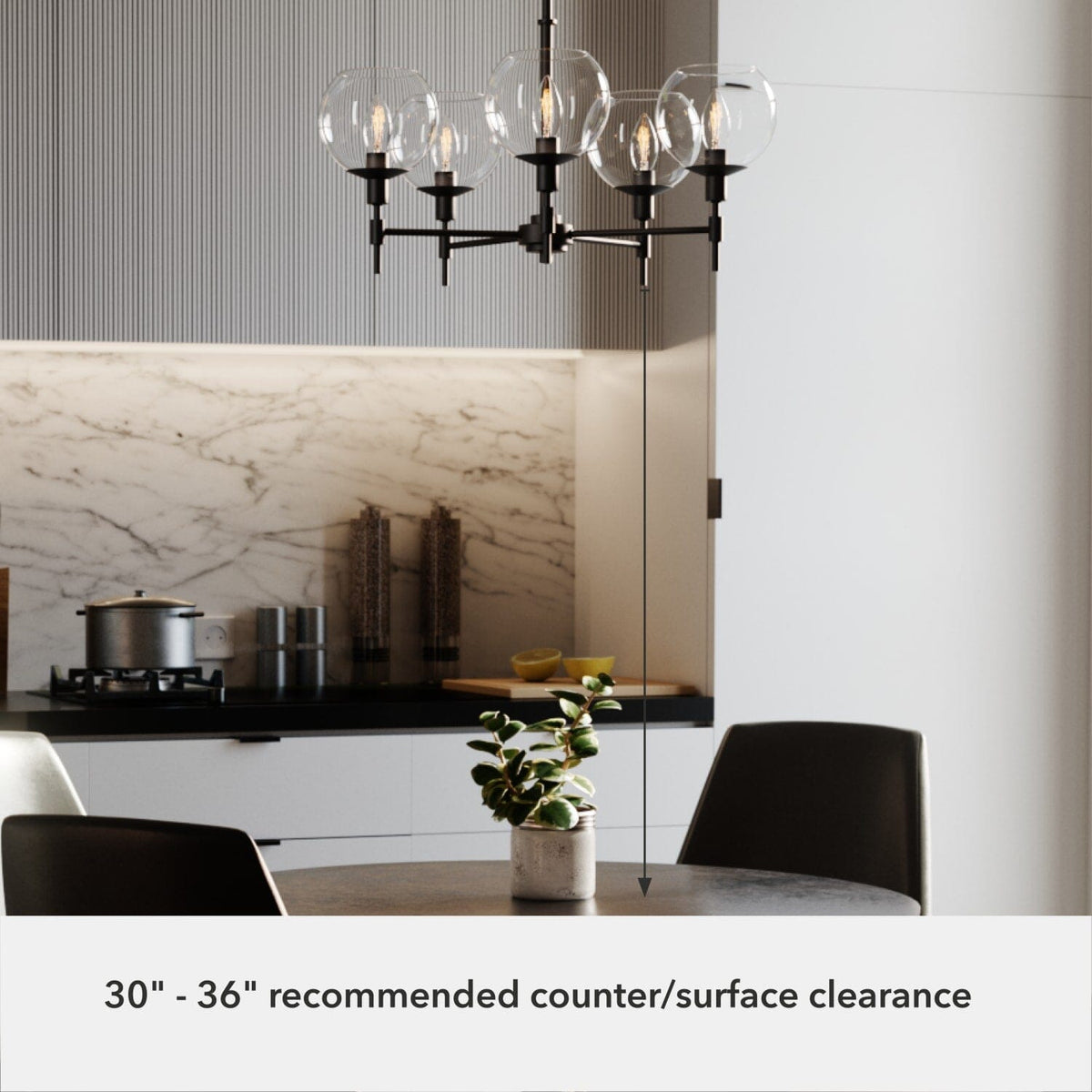 Xidane 5 Light Chandelier