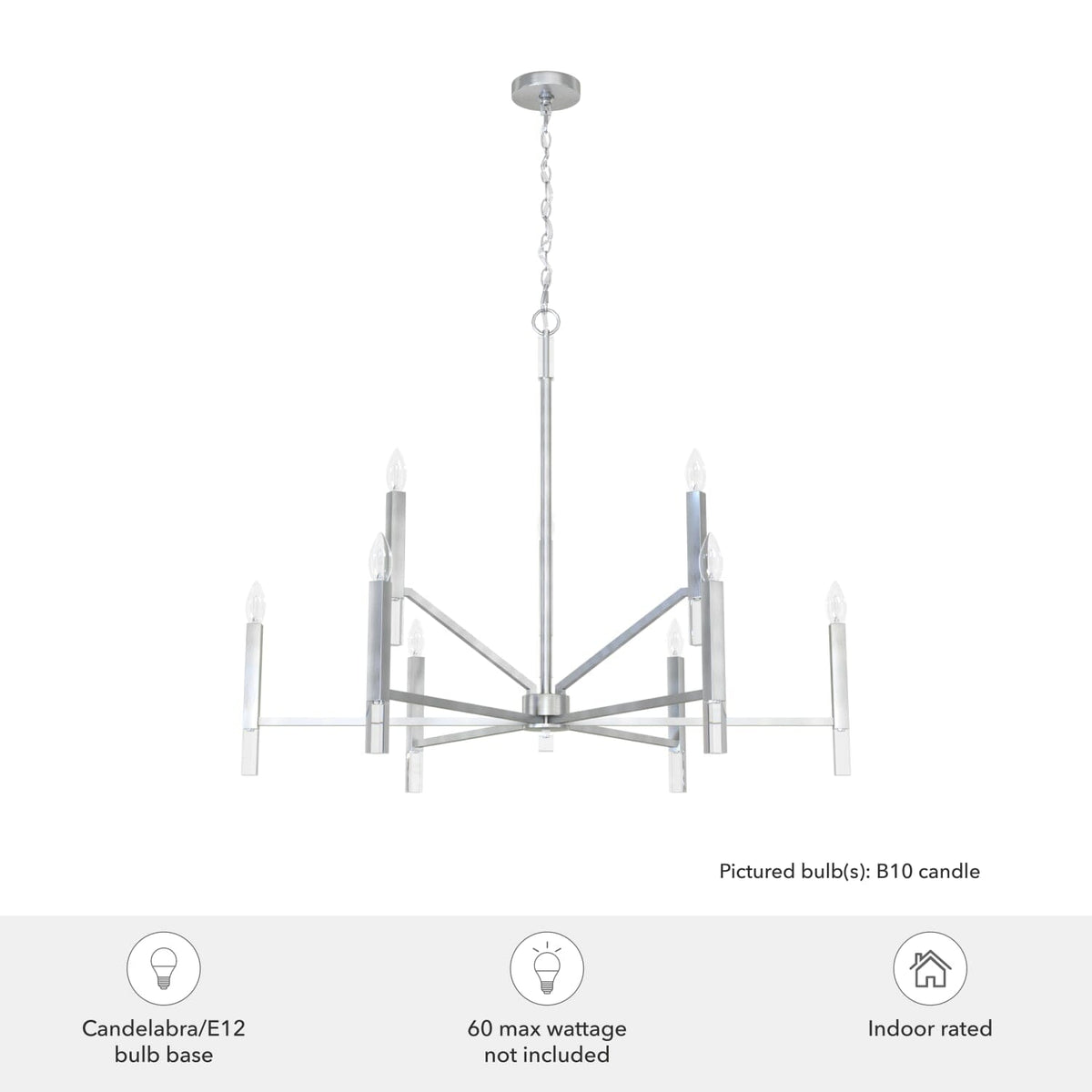 Sunjai 9 Light 2-tier Chandelier