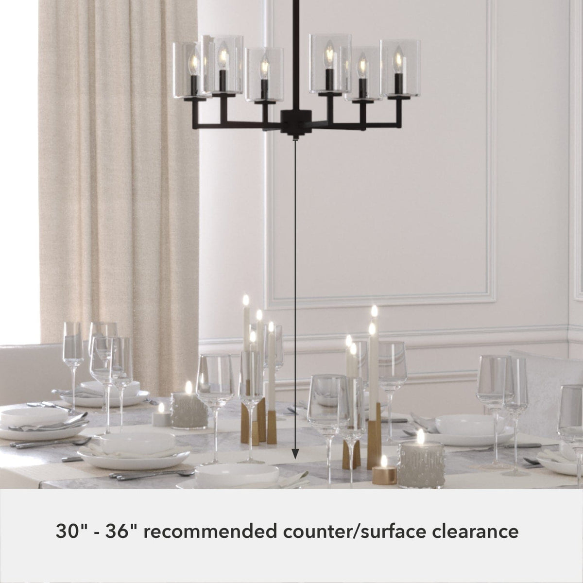 Kerrison 6 Light Chandelier