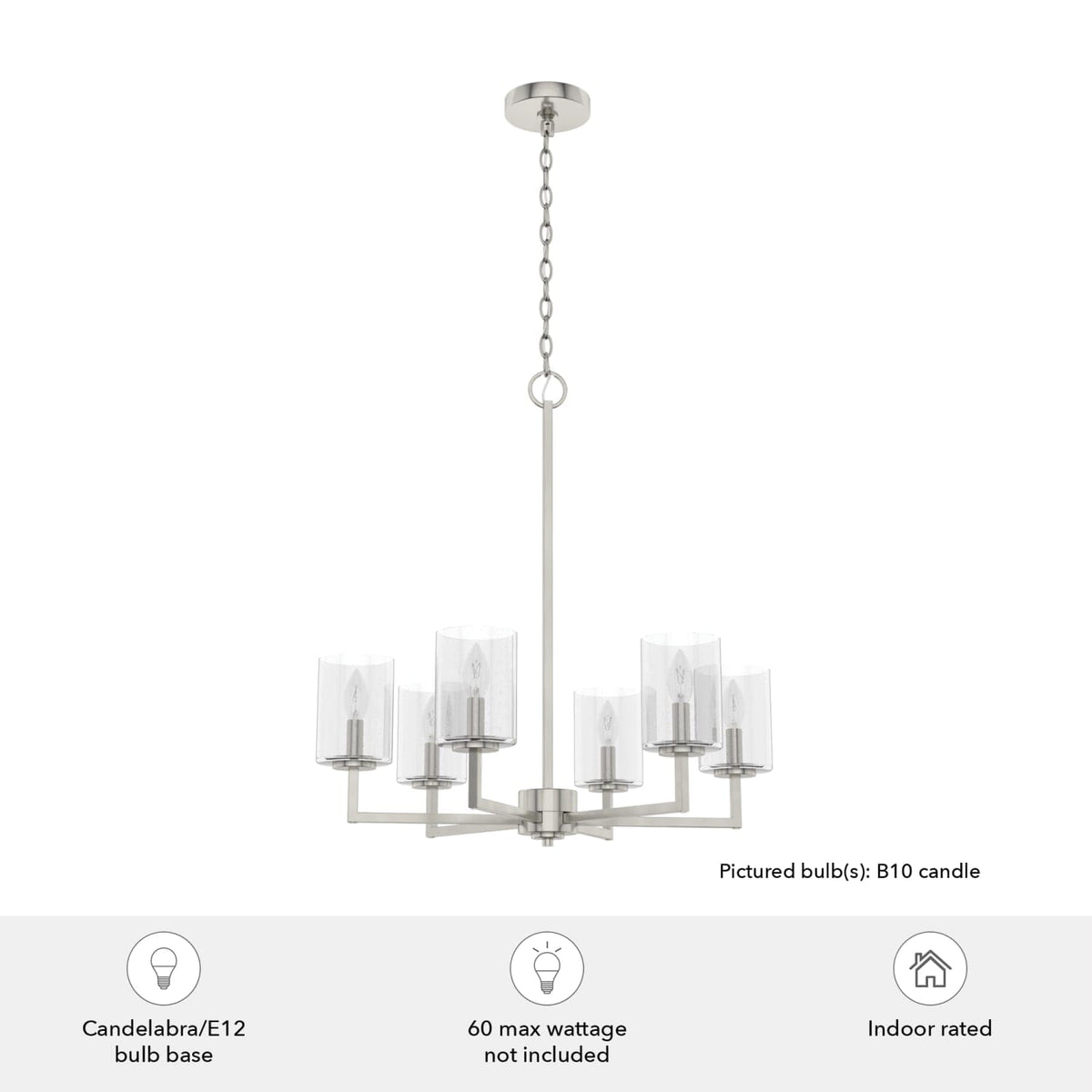 Kerrison 6 Light Chandelier