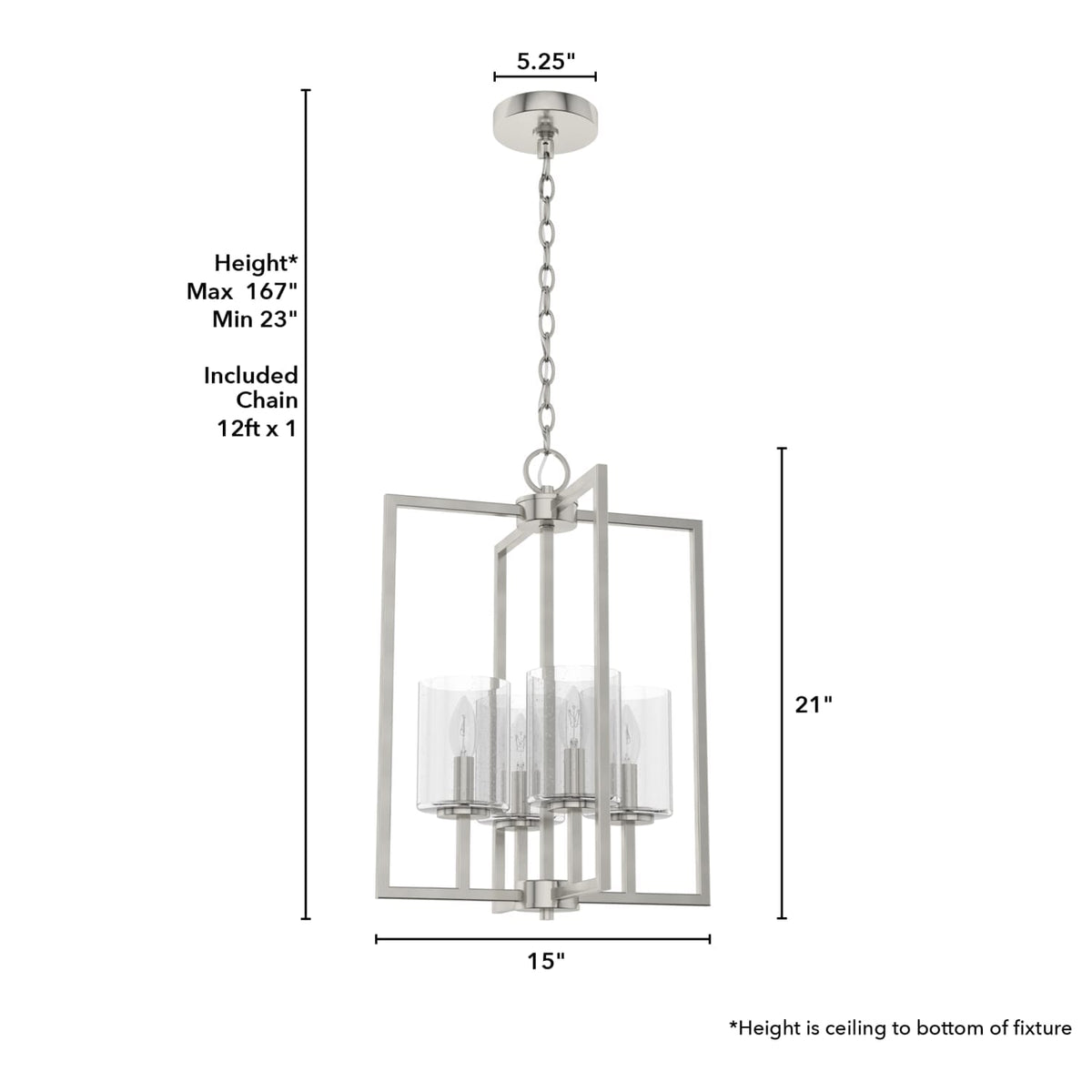 Kerrison 4 Light Pendant