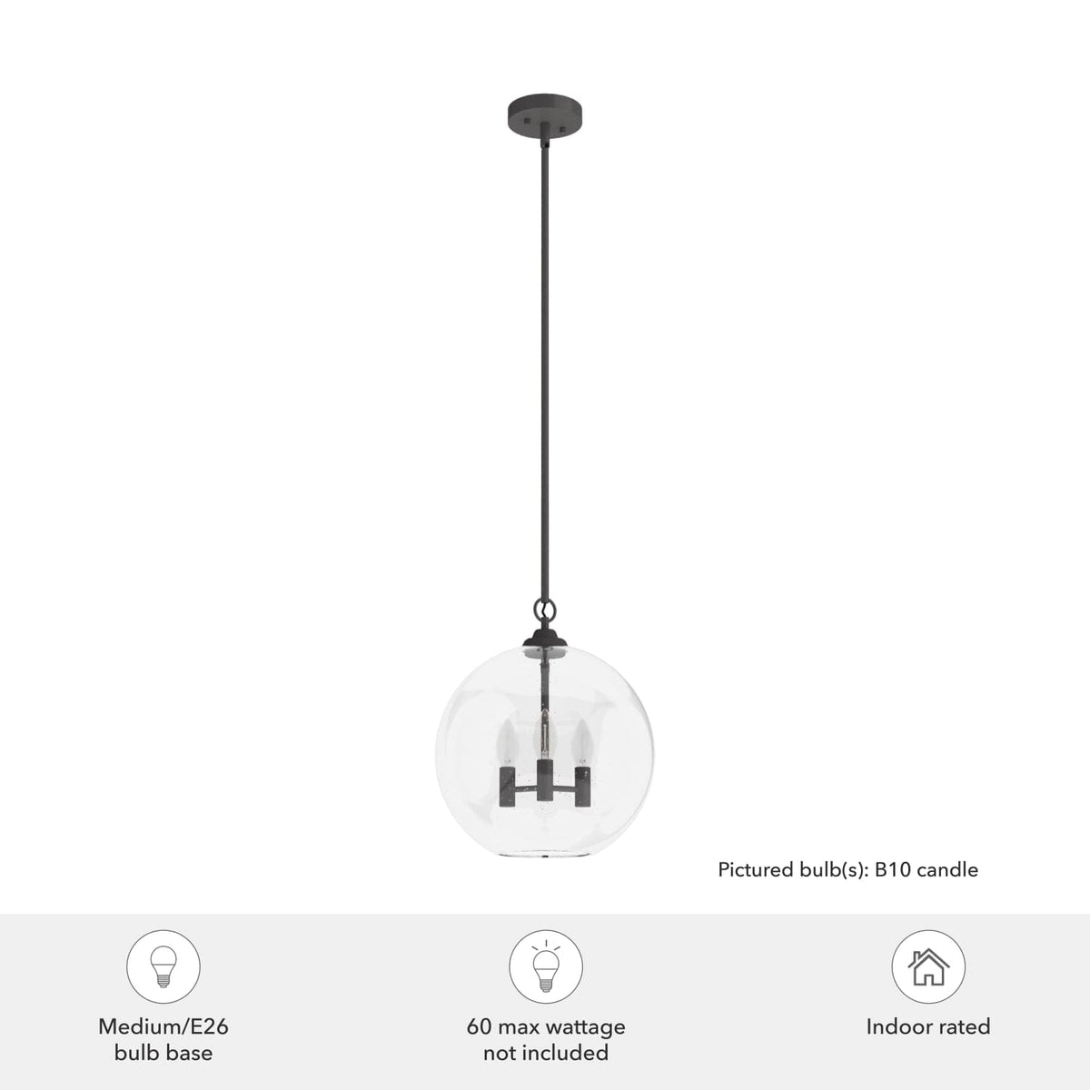High Oaks 3 Light Pendant