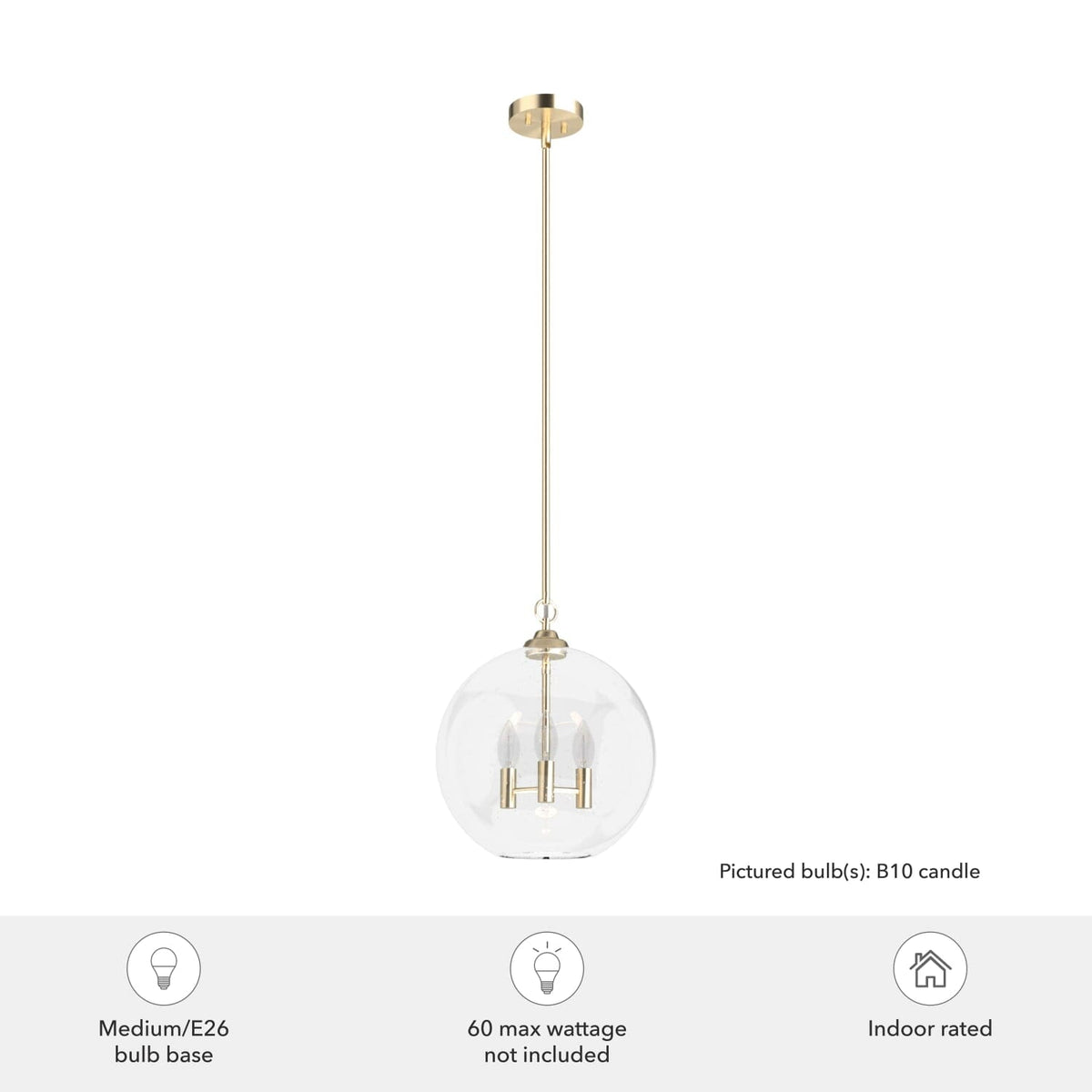High Oaks 3 Light Pendant