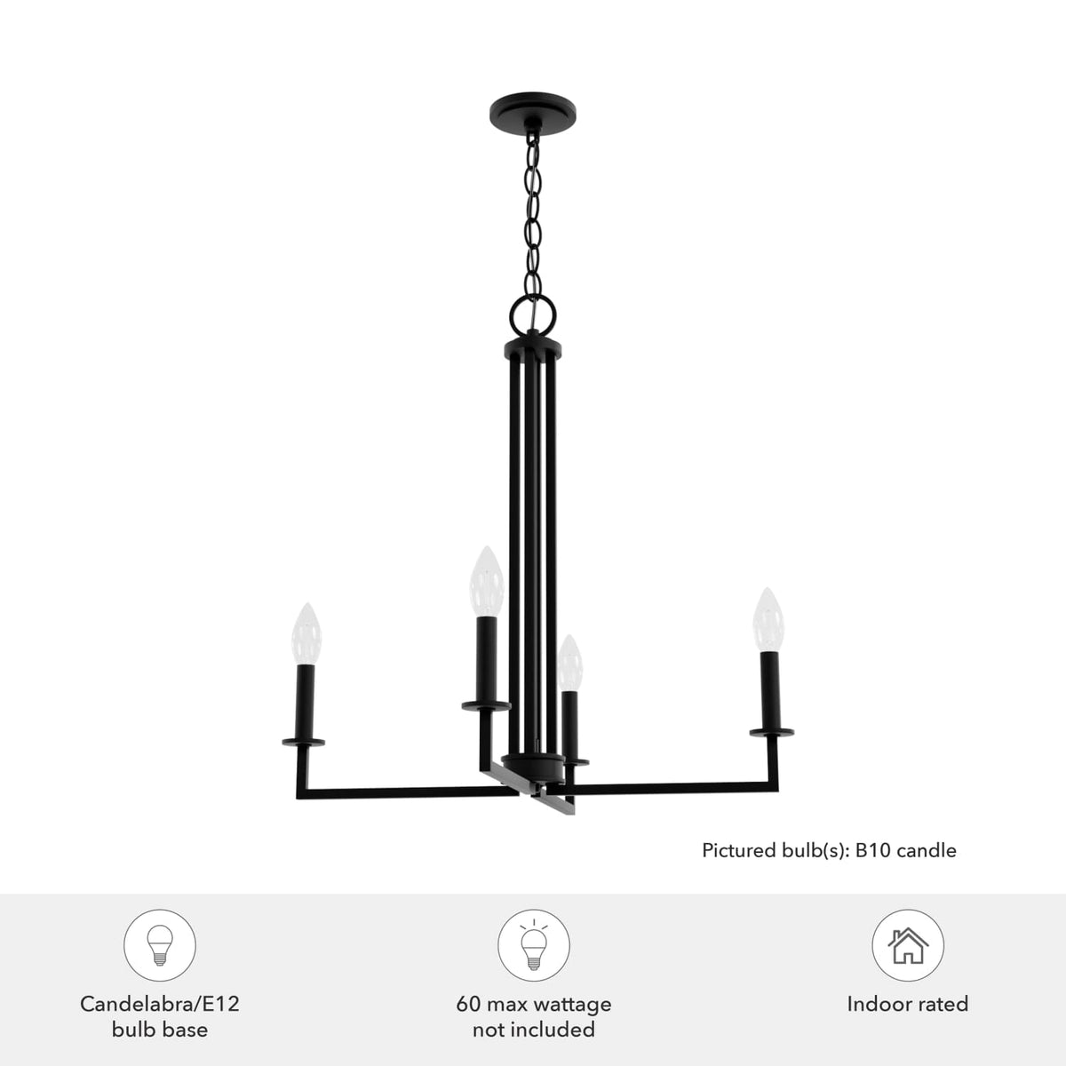 Bearden 4 Light Chandelier