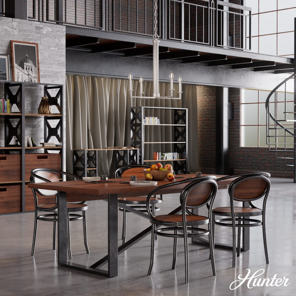 Bearden 4 Light Chandelier