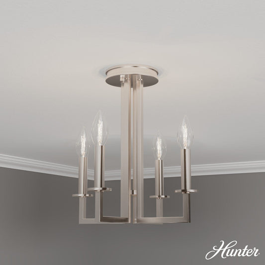 4 Light Bearden Semi-Flush Mount