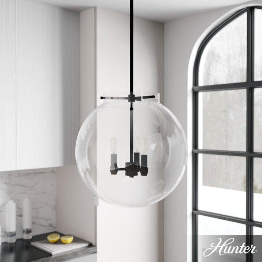 Sacha 3 Light Globe Pendant